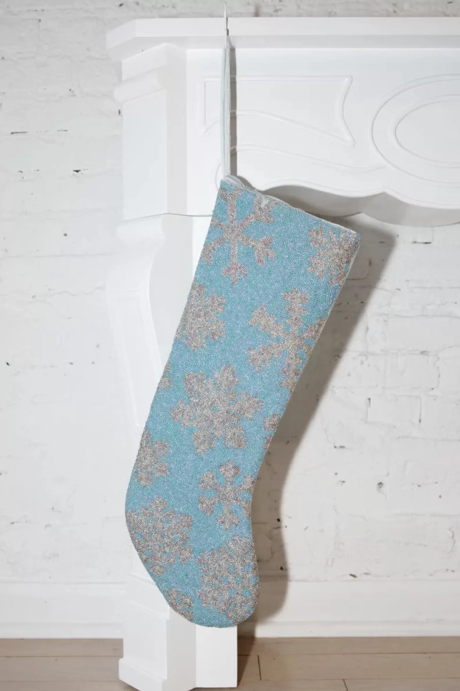 Queen of Sparkles Accessories<ITES x Sami Riccioli x Light Blue Snowflake Stocking