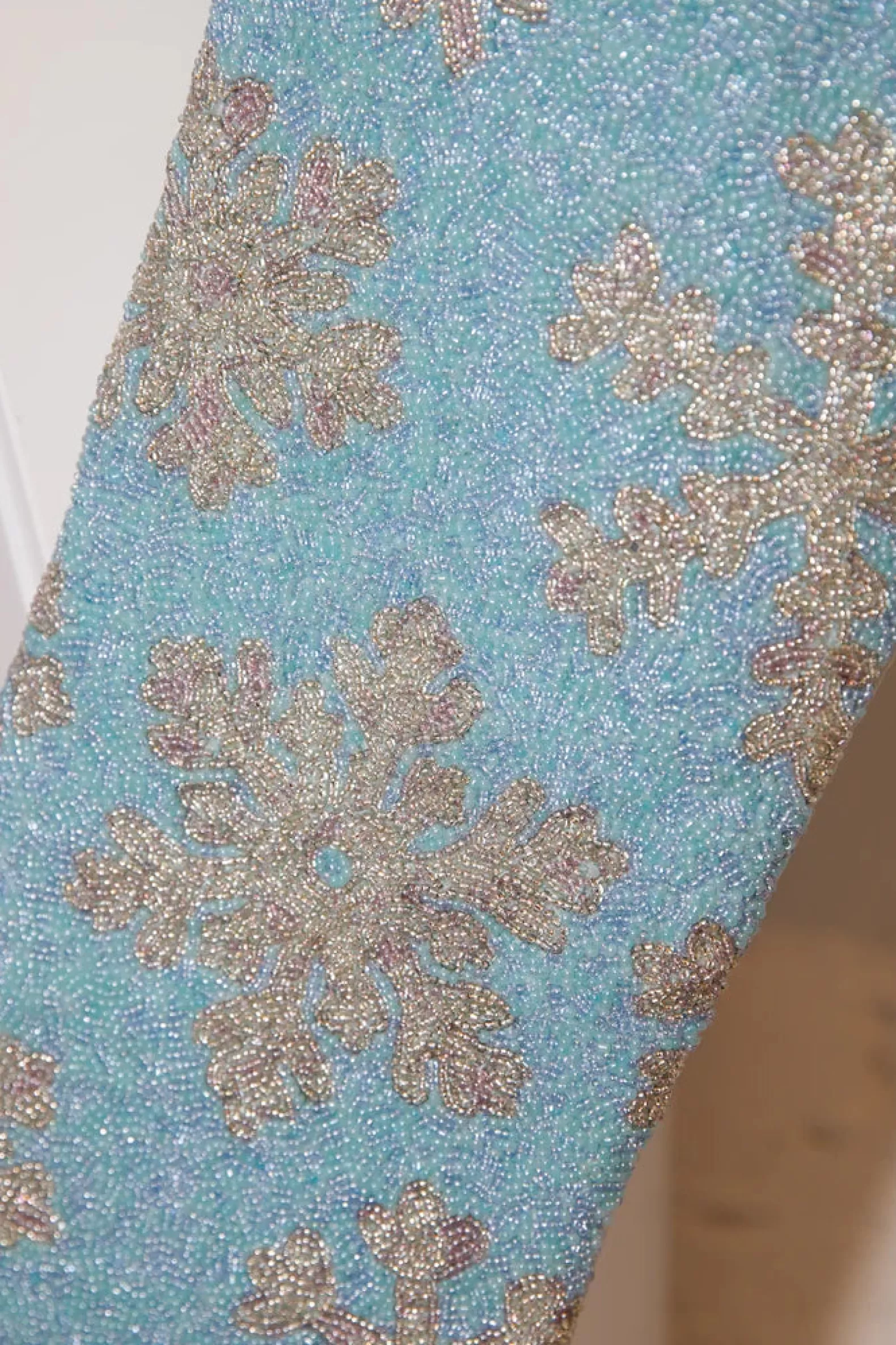 Queen of Sparkles Accessories<ITES x Sami Riccioli x Light Blue Snowflake Stocking