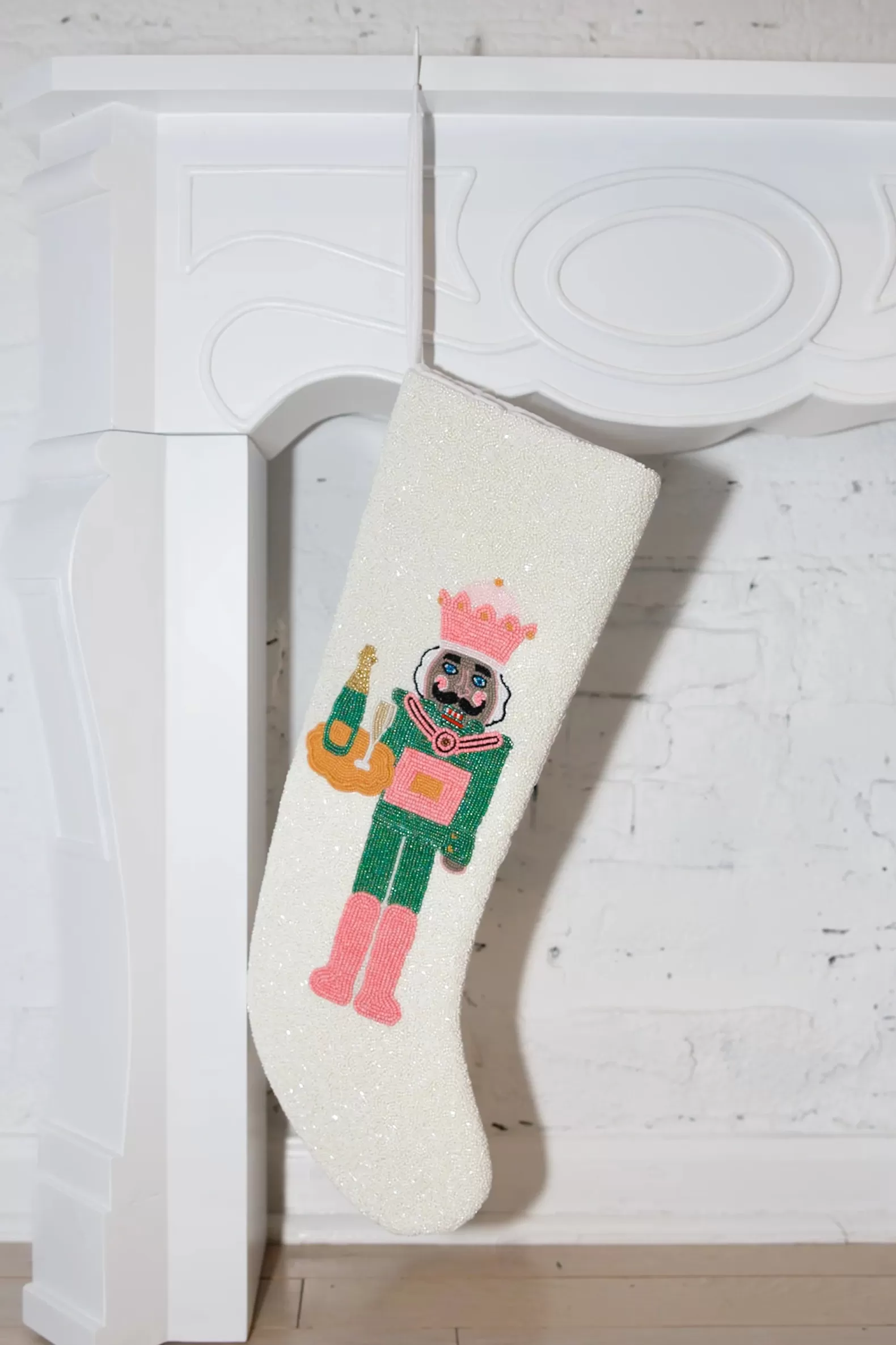 Queen of Sparkles Accessories<ITES x Sami Riccioli x White Serving Medium Skin Nutcracker Stocking