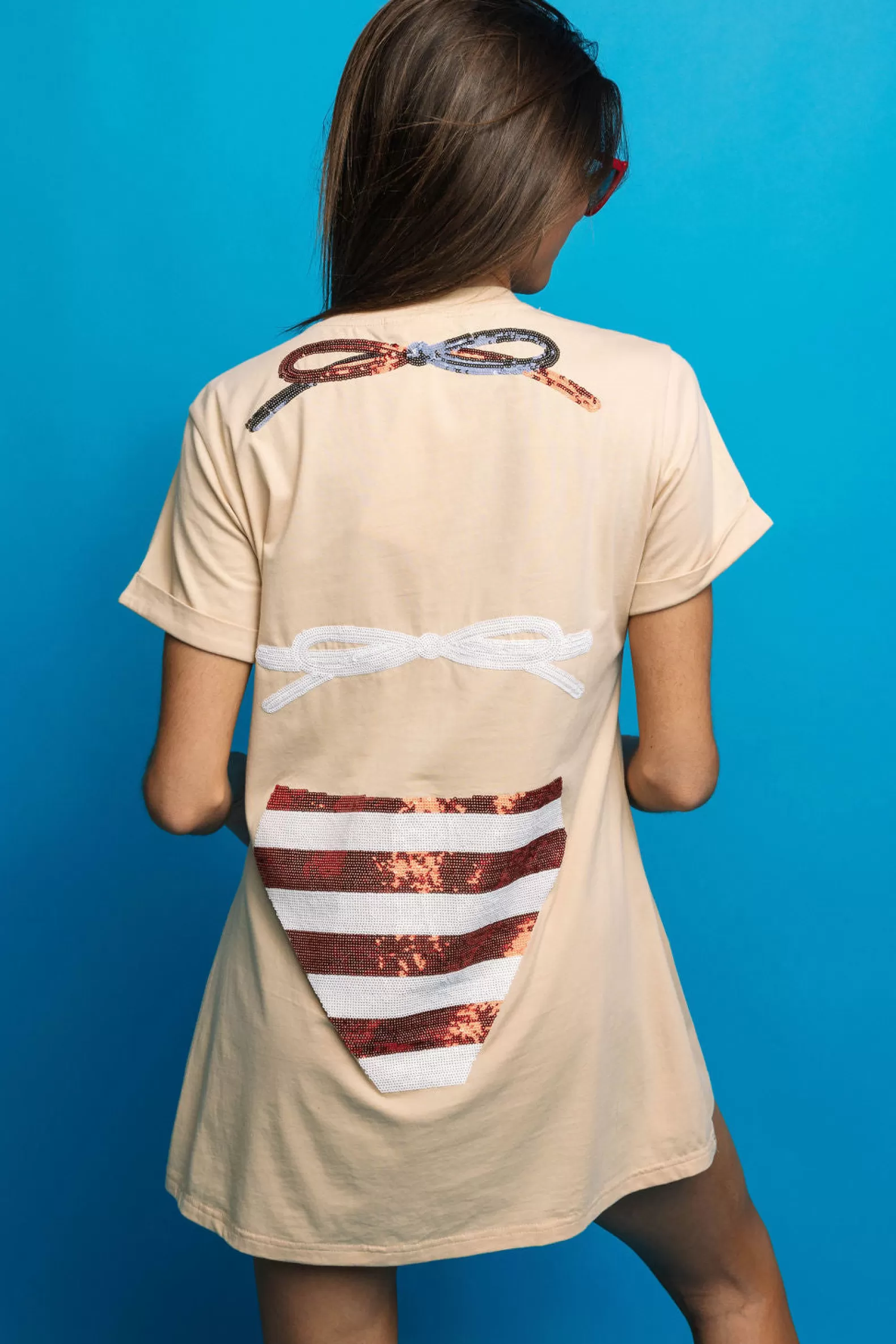 Queen of Sparkles Coverups<Stars & Stripes Bikini Coverup Nude